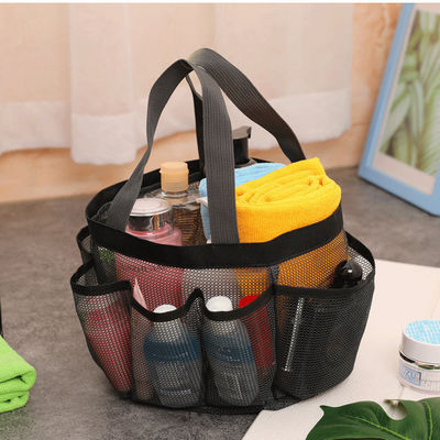 Mesh Beach Tote Bag für die Lagerung von Kosmetika und Badeanzügen für Frauen in den Sommerferien