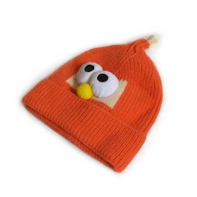 Unisex Winter Cartoon Wolle Hut Katze Bruder Stricken Eye Hat für Jungen und Mädchen'Trend