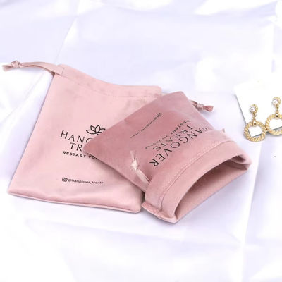 Mittlerer 30-50 cm rosa Samt Staubbeutel für maßgeschneiderte Ziehseile Geschenk Kosmetikverpackung