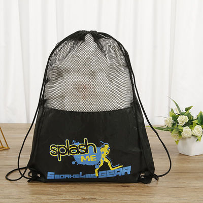 Mesh Polyester Geschenk-Ziegel-Tasche Recycling-Nylon-Polyester für wiederverwendbare Sporttaschen