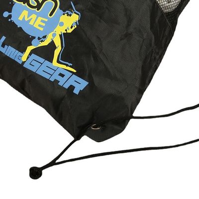 Mesh Polyester Geschenk-Ziegel-Tasche Recycling-Nylon-Polyester für wiederverwendbare Sporttaschen