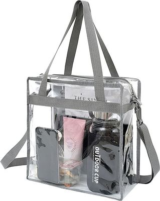 Weibliche Handtasche mit Reißverschluss und verstellbarem Band