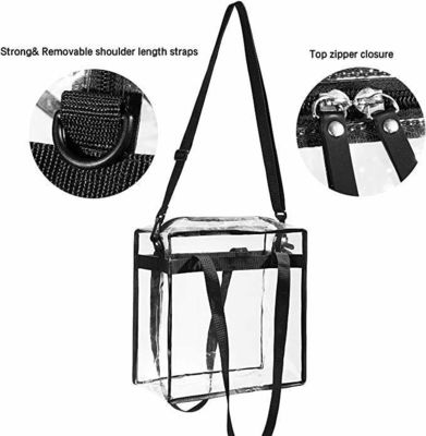 Weibliche Handtasche mit Reißverschluss und verstellbarem Band