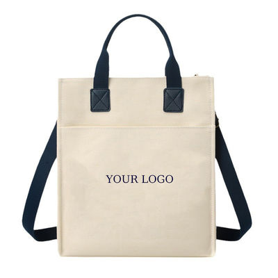PU-Handtasche Eco-Friendly Wasserdicht Laminate Canvas Tote-Einkaufstüte mit Custom Logo