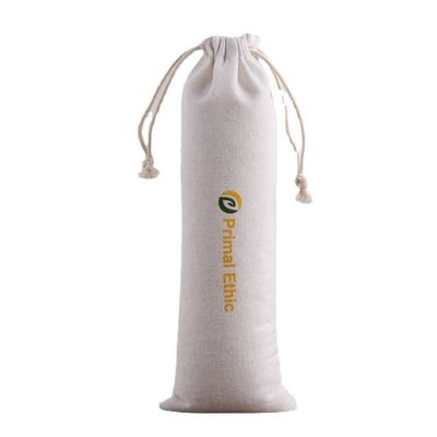 Custom Logo Drawstring Geschenktasche für das tägliche Leben Öko-gedruckte Leinwand-Tasche Verpackung