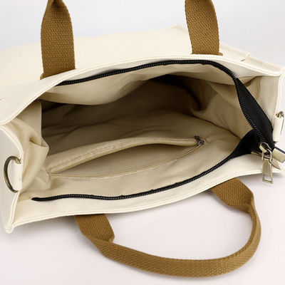 PU-Handtasche Eco-Friendly Wasserdicht Laminate Canvas Tote-Einkaufstüte mit Custom Logo
