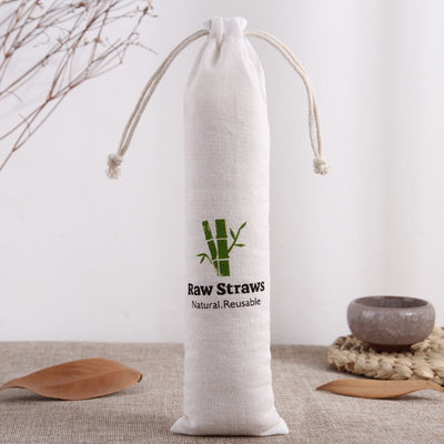 Custom Logo Drawstring Geschenktasche für das tägliche Leben Öko-gedruckte Leinwand-Tasche Verpackung