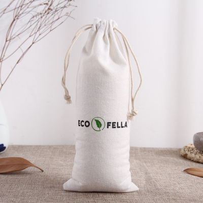 Custom Logo Drawstring Geschenktasche für das tägliche Leben Öko-gedruckte Leinwand-Tasche Verpackung