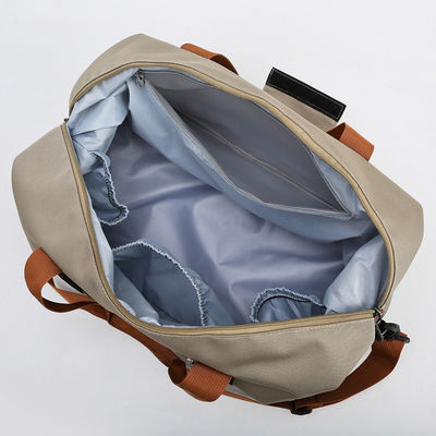 Personalisiertes Logo Akzeptiert Sport Fitnessraum Reisen Duffle Tasche Wasserdichte Leinwand Polyester Taschen