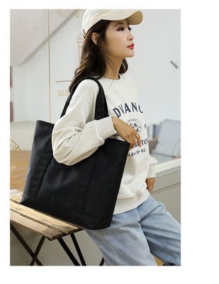 Custom Outdoor Leinwand Kupplung Tote Tasche mit Tasche und Reißverschluss Neueste modische Stil