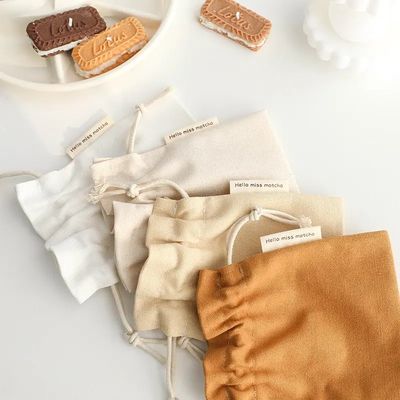 Personalisierte bunte Soft-Loop-Baumwollbeutel für Staubdichtheit