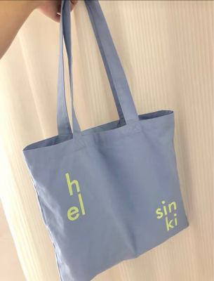 Personalisiertes Logo Druck 100% Bio Baumwolle Große Tote-Tasche für Großhandel Wiederverwendbares Einkaufen