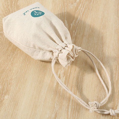 Doppelschnurige Zeichentrickmuster Leinwand Schnur Tasche für personalisierte, umweltfreundliche Geschenke