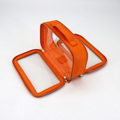 Kleine wasserdichte Reisetasche aus PU-Leder mit passgenauer Farbe