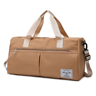 Großkapazität Custom Logo Sport Canvas Gym Taschen für Unisex Wochenend Reise Training