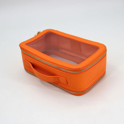 Kleine wasserdichte Reisetasche aus PU-Leder mit passgenauer Farbe