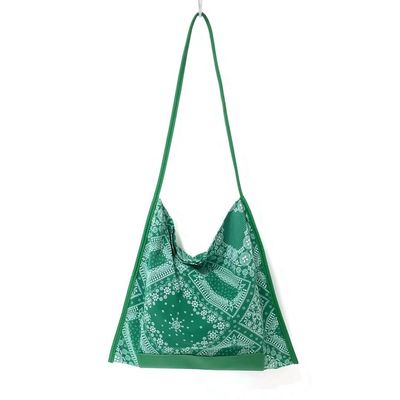 Offene Schließung Reisen und Ausgehen Ethnischer Stil Damen Voll Paisley Druck Einkaufstasche