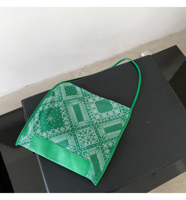 Offene Schließung Reisen und Ausgehen Ethnischer Stil Damen Voll Paisley Druck Einkaufstasche
