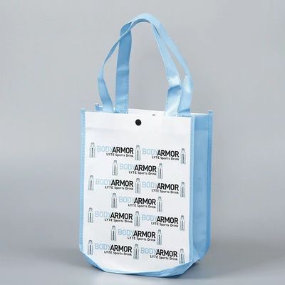 Mittelgroße gebogene Ecken Tote-Tasche aus nicht gewebtem Material für den kundenspezifischen Einkauf