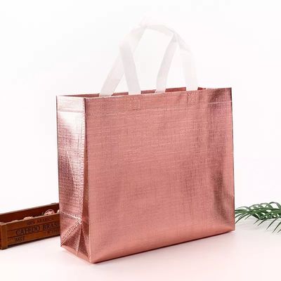 Mittelgroße gebogene Ecken Tote-Tasche aus nicht gewebtem Material für den kundenspezifischen Einkauf