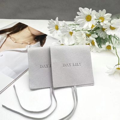 Custom Suede Schmuckbeutel Luxusverpackung für umweltfreundliche Armbänder