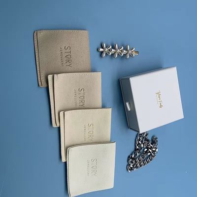 Custom Suede Schmuckbeutel Luxusverpackung für umweltfreundliche Armbänder