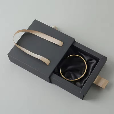Custom Logo Schmuck Pink Velvet Taschen in Schiebepapier Geschenkbox Verpackung für Nagel