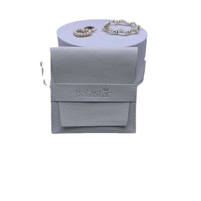 OEM/ODM akzeptable Schmucktasche für kundenspezifische Luxus-Logo Suede-Zubehör