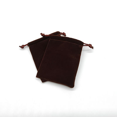 Kleine Würfel Ohrringe Halskette Geschenk Schmuck Samt Staub Verpackung Tasche Ziehseile Suede Tasche