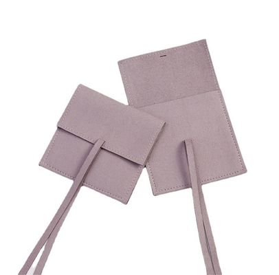 OEM/ODM Akzeptable Suede Mikrofiber Schmuckbeutel Luxus-Stil für benutzerdefiniertes Logo