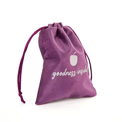 Design Kleine Luxus-Staub-Velvet-Schmuckstücke Ziehseile Tasche Packing-Tasche und Box mit Logo
