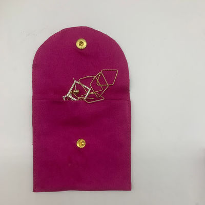 Gemachte Suede Umweltschonende Schmucktasche Schmuckverpackung Anzeigeart