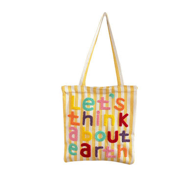 Farbenfrohe Brodurenbriefe Leinwand-Schultertasche Funktionelle und modische Wahl