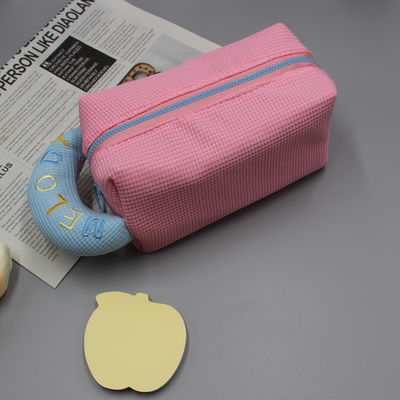 Akzeptable OEM/ODM Make-up-Tasche Portable Cartoon Toiletterei Waffel Kosmetik-Tasche für Mädchen