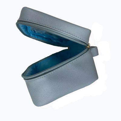 Modische große Make-up-Tasche wasserdichte Ledertoiletten-Tasche große flache tragbare Innentaschen kundenspezifische Kosmetik-Tasche für Frauen