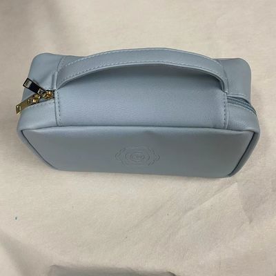 Modische große Make-up-Tasche wasserdichte Ledertoiletten-Tasche große flache tragbare Innentaschen kundenspezifische Kosmetik-Tasche für Frauen