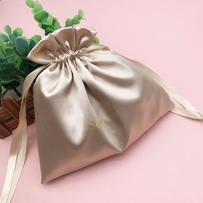 Custom Logo Kleine Satinbeutel Schmuckverpackung Anzeigentyp für akzeptable OEM/ODM
