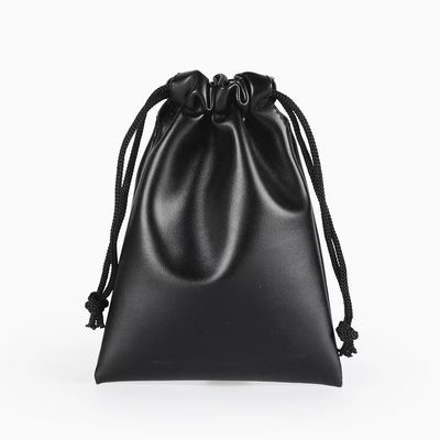 Personalisierte Logo PU Leder Wasserdichte Ziehsack für Schmuck und Geschenke Verpackung