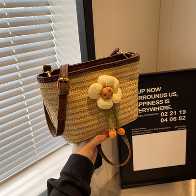 Promotion Sommerurlaub Mode Frauen Daisy Eimer Schultertasche mit Custom Logo