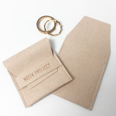 Kleine zusammengefaltete Samtschmucktasche Die perfekte Lösung für individuelle Schmuckverpackungen