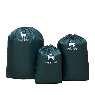 Custom Logo Klappsack aus Nylon Waschbeutel Korb für die Lagerung Waschschnur OEM/ODM
