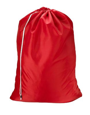 Gewerbliche Schwerlast-Ballwäsche Taschen Klappwäsche Ziehseile Nylon Purpur Tasche
