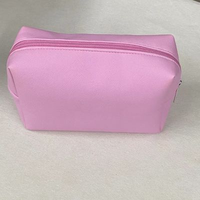 Mischfarbe Baumwolle Pu Kosmetische Make-up-Tasche Leere Staubwaschbeutel mit individueller Farbe