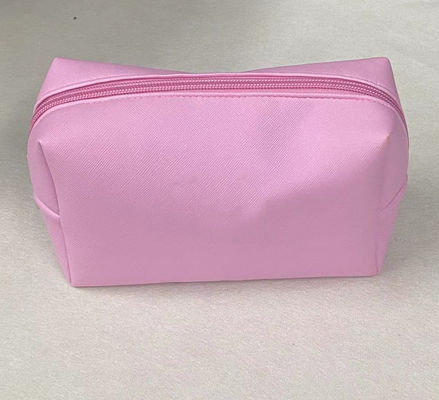 Mischfarbe Baumwolle Pu Kosmetische Make-up-Tasche Leere Staubwaschbeutel mit individueller Farbe