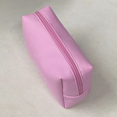 Mischfarbe Baumwolle Pu Kosmetische Make-up-Tasche Leere Staubwaschbeutel mit individueller Farbe