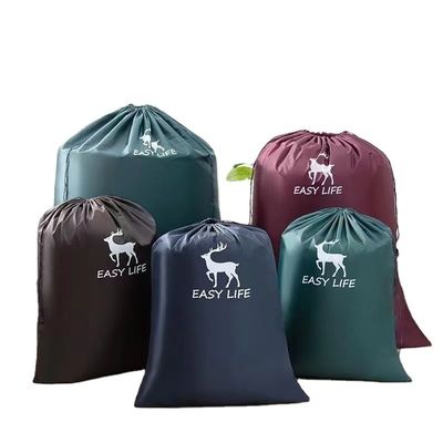 Farbige Wäsche aus Polyester-Nylon-Taschen mit Schnüren für die Aufbewahrung und den Großhandel
