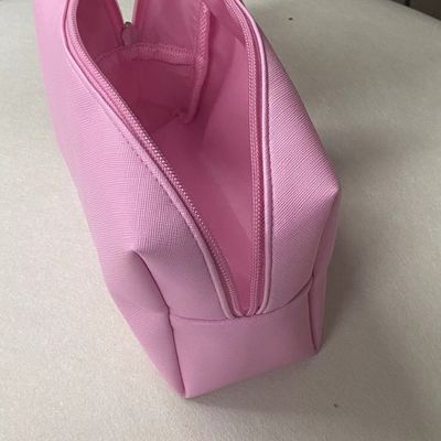 Mischfarbe Baumwolle Pu Kosmetische Make-up-Tasche Leere Staubwaschbeutel mit individueller Farbe