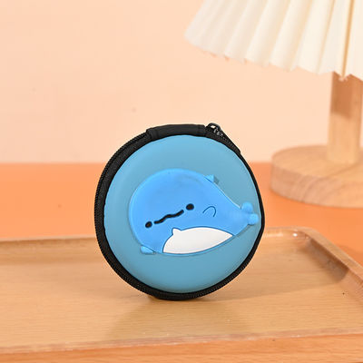 Muster Art andere Runde 2d 3d Münze USB-Linien Kopfhörer PVC Eva-Organisator Taschen