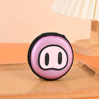 Muster Art andere Runde 2d 3d Münze USB-Linien Kopfhörer PVC Eva-Organisator Taschen