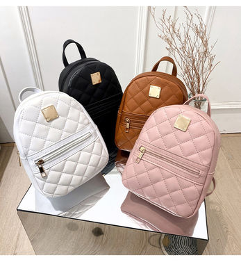 2022 Fashion Trend Nylon Auskleidung Kleiner Rucksack Schulter Messenger für Frau
